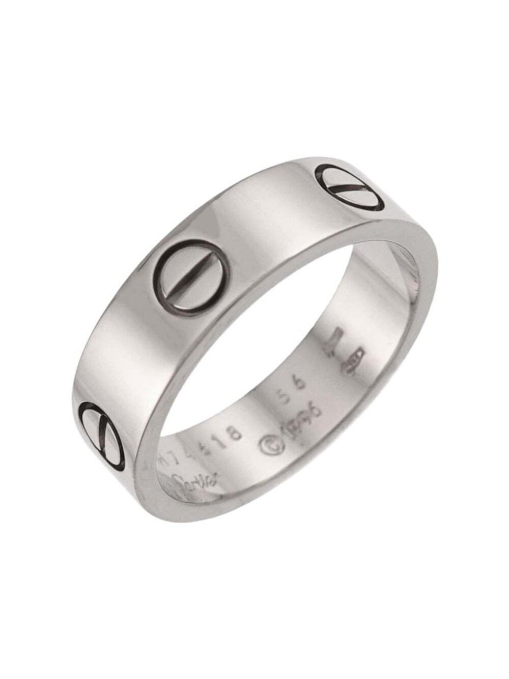 Cartier Love 56 Ring White Gold